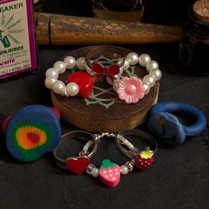 Decora Toy Ring Lot Women's Mixed Sizes